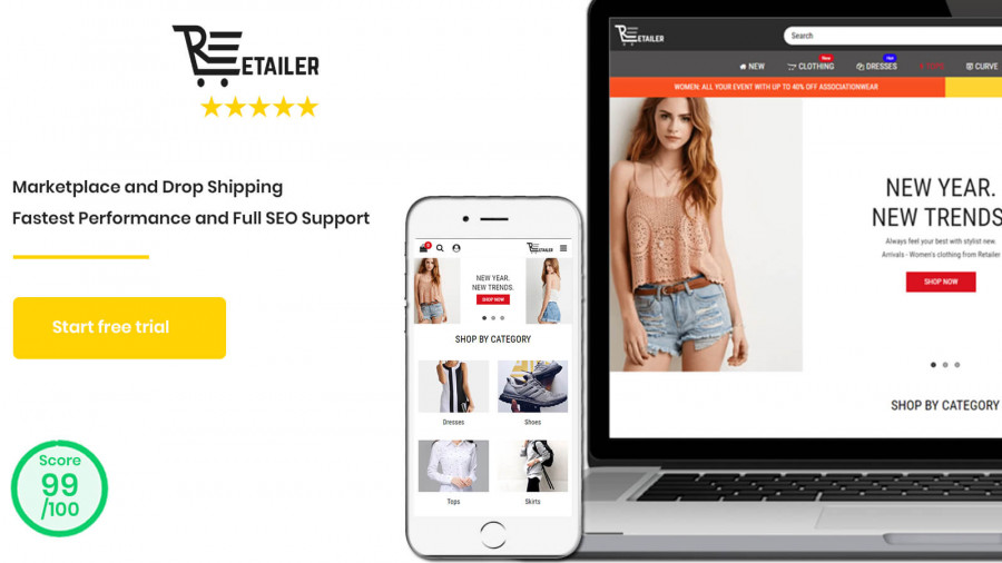 Retailer Multipurpose Fastest Converting Shopify Themes