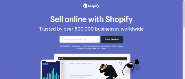 sell online with Shopify