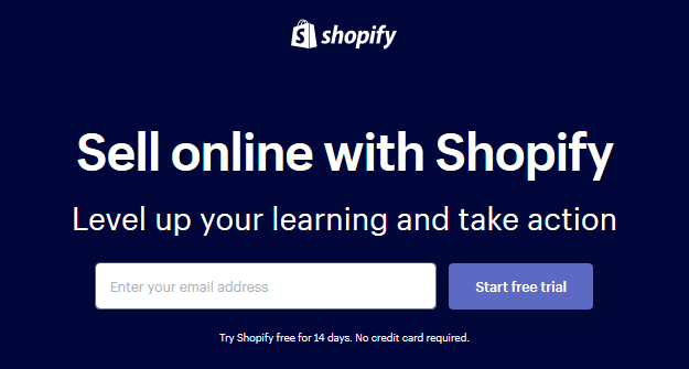 Sell online with Shopify