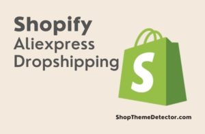 aliexpress dropshipping apps - Logo for Shopify Aliexpress Dropshipping with a shopping bag icon