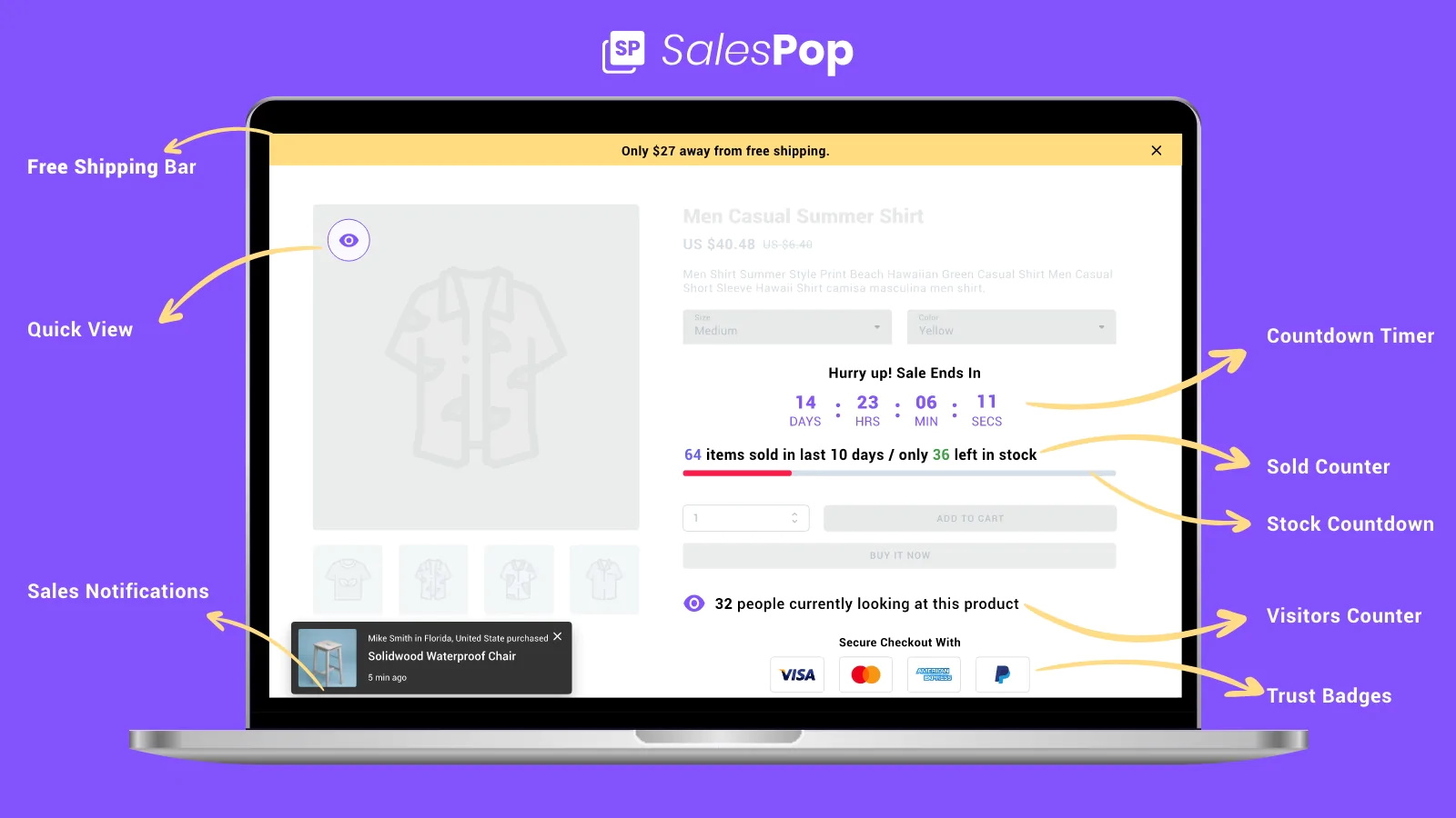 Sales Notification | Sales Pop