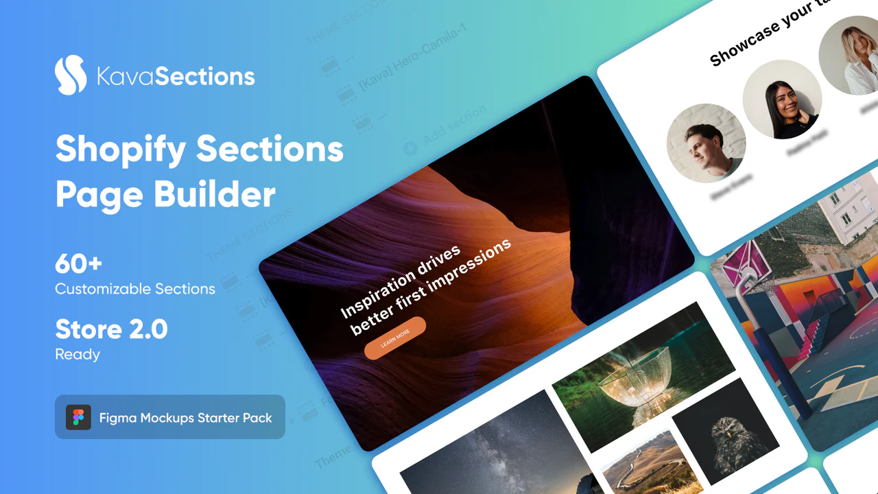 Kava Sections: Page Builder