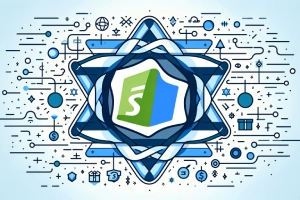 Shopify's New Venture into the Israeli Market - Modern Shopify logo illustration with subtle blue, white, and green e-commerce elements.