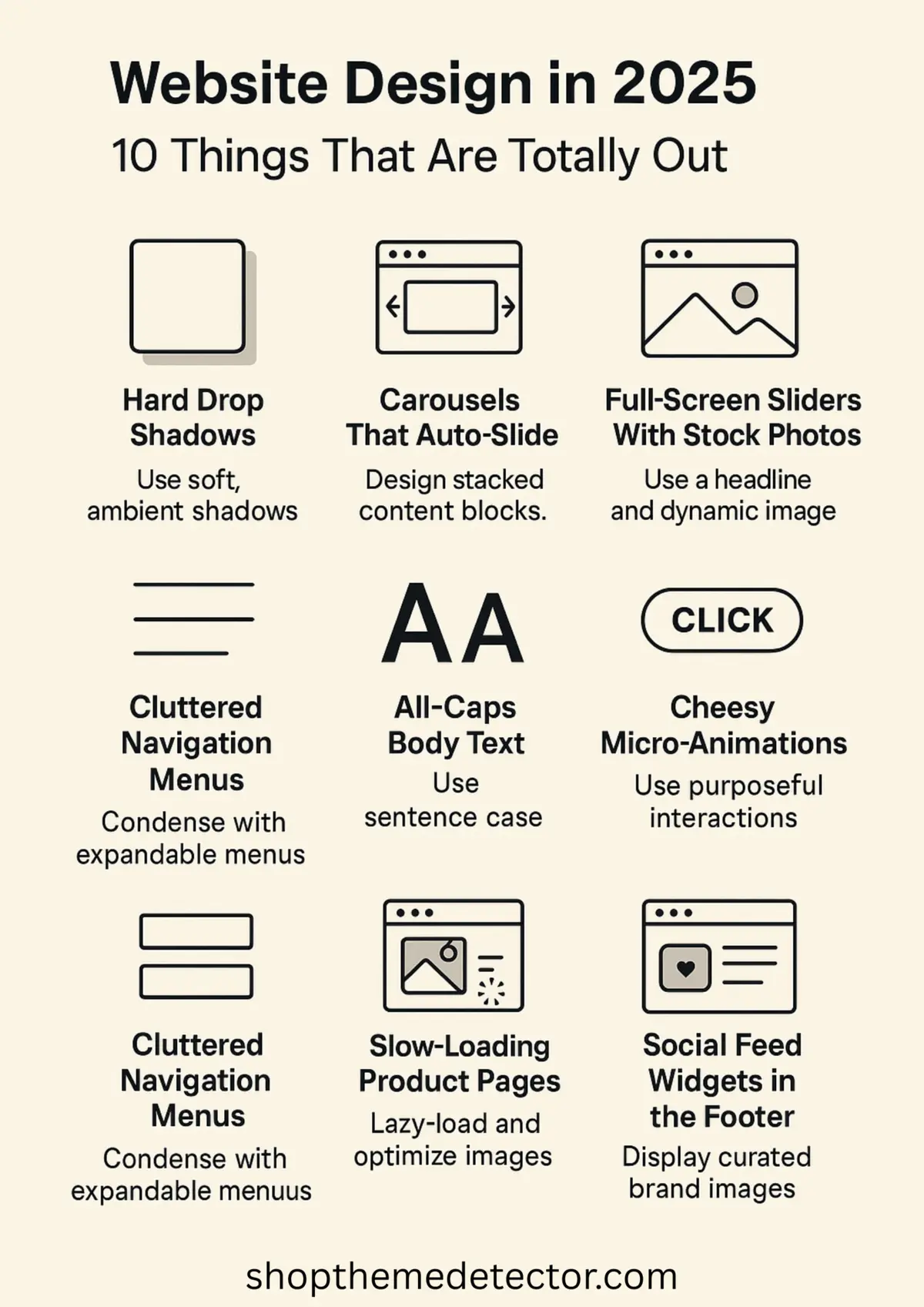 Website Design in 2025: 10 Things That Are Totally Out of Style (And ...