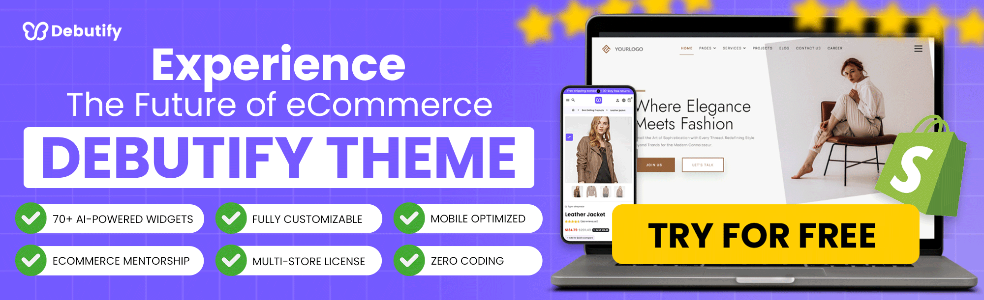 Debutify - Das Conversion-Monster unter den Shopify-Themes Promo