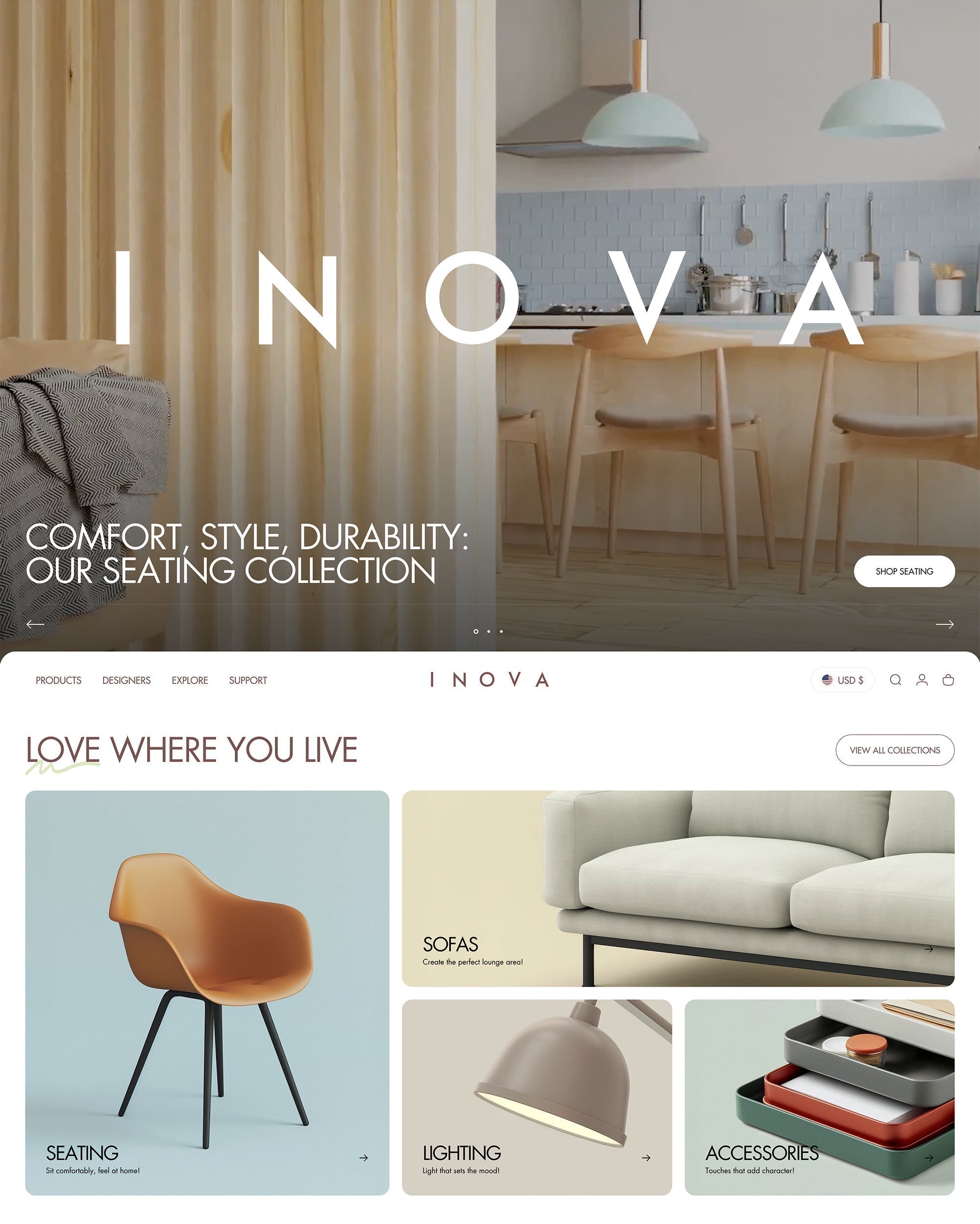 Concept Inova preset Shopify theme preview