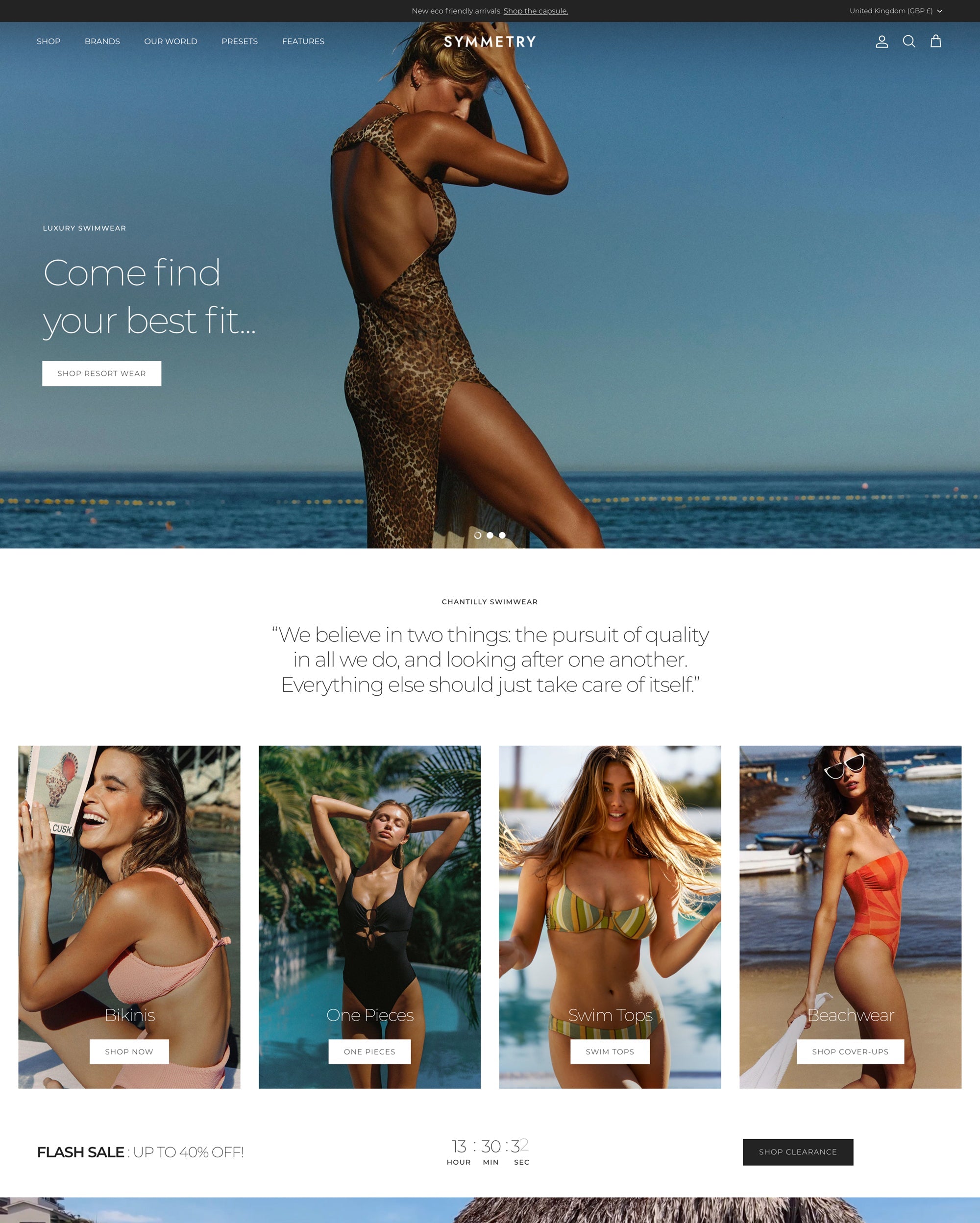 Symmetry Shopify theme preview