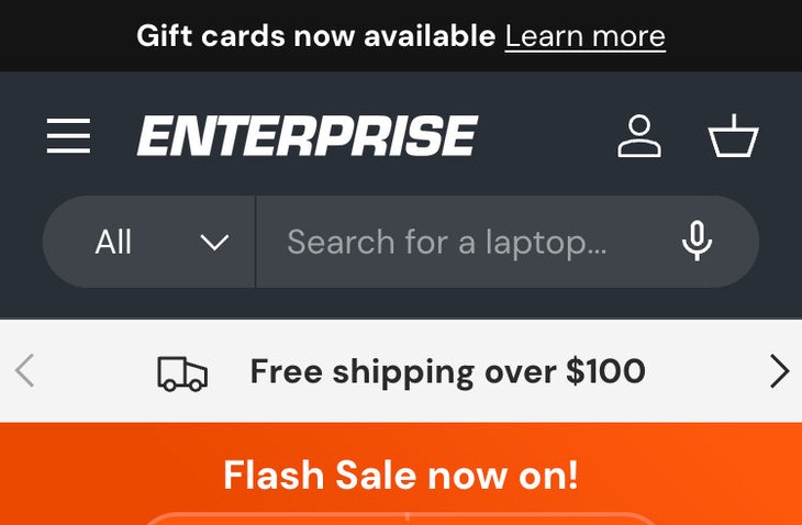 Enterprise Shopify theme