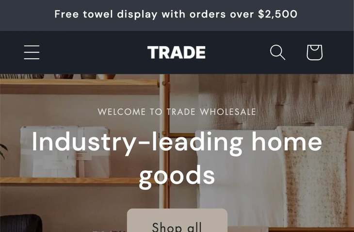 Trade Shopify theme