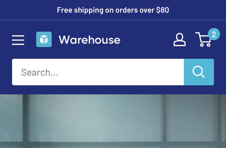 Warehouse Shopify theme