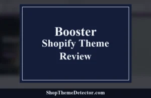 Booster Shopify Theme Review