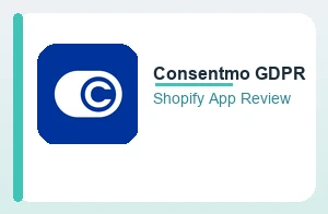 Consentmo GDPR Compliance Shopify App Review