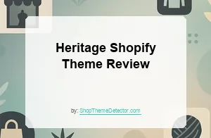 Heritage Shopify theme review