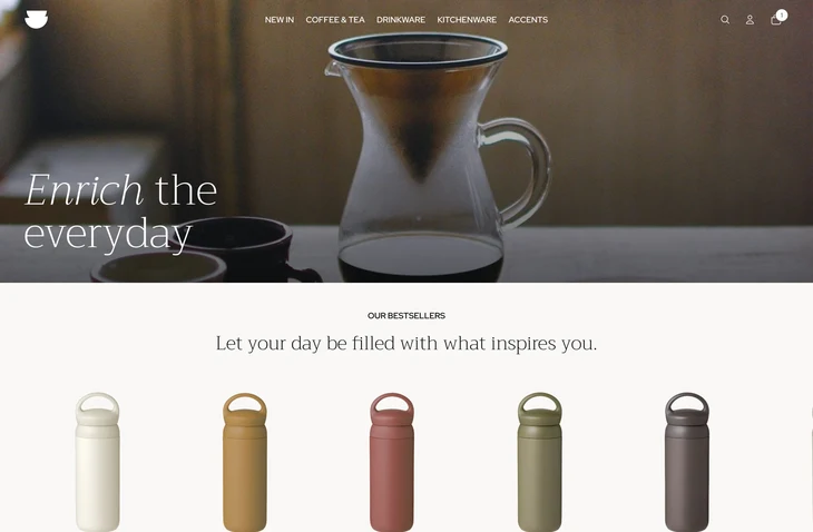 Vessel Shopify theme storefront preview