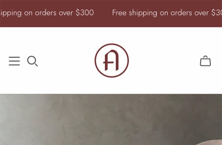 Atlantic Shopify theme storefront preview