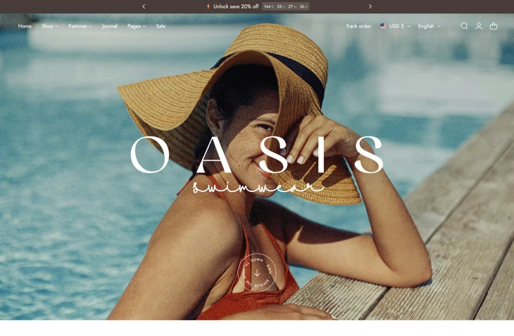 Edge Shopify theme storefront preview