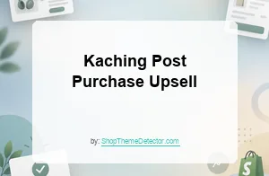 Kaching Post Purchase Upsell Shopify app review