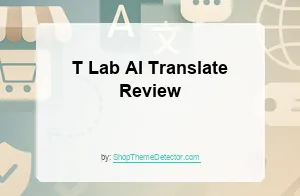 T Lab AI Language Translate Shopify app review