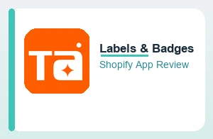 TA AI Product Labels and Badges Shopify App Review